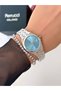 Steel Cord Calendar Model 2 Year Warranty 3 Atm Waterproof Women's Wristwatch + Bracelet Gift - 5