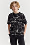Boy's Patterned Basic T-Shirt