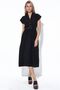 Busem Textured Belted Long Dress