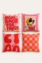 Book Reading Dopamine Colorful Popular 4-Piece Throw Pillow Cover, Colorful Maximalist Modern Sofa Lounge Garden Terrace Balcony Decor Home Decoration - 3