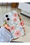iPhone 17 Compatible Orange Flower Color Gradient Shiny Design Silicone Case - 3