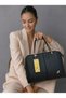 Women's Large Size Handbag with Long Strap - 2