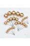 Gold Metalluc Ball Cake Toppers, 20 Pieces, 4 Sizes, metallic Finish, Birthday Party Decoration
