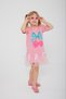 Girl's Cherry Printed Dress Pink - 4