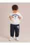 Boys 2pc Set – “LIKETOSKATE” Print Sweatshirt & Jogger with Patch Detail