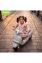 Whizzi Battery Operated Scooter for Kids | Electric Ride On Scooter with LED Lights, Music (Beige) - 2