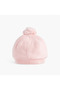 Girls Knitted Beanie with Pom Pom Detail - Cotton - 3