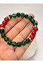 Zinobar - Green Agate Natural Stone Bracelet - 4