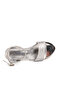 26A99 P Silver Girls' Heeled Sandals - 4