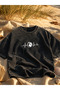 Acid Washed Oversize Unisex T-Shirt Washed Vintage Street Style Street Fashion Cotton Comfortable Fit Daily Wear T-Shirt