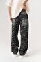Wave Jacquard Jean Baggy Trousers - 5