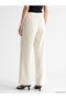 Trendlucky Women's Striped Trousers with Elastic Waist and Contrast - 4