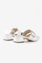Claylr Banded Gold Buckle Detailed Pointed Toe Women's Heeled Slippers - 4