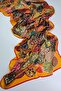 Ethnic Mandala Pattern Colorful Voile Silk Shawl Accessory Shoulder Shawl Foulard