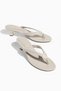 Beige Flip-Flop Heeled Slippers Orthopedic Women's Sandals - 4