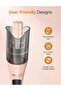 Automatic Rotating Hair Curler, Curling Wand with Anti-Scald Guard & One-Button Operation for Tangle-Free Curls, Dual V - 5