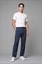Wide Leg Navy Blue Trousers H7052Ax26Sm