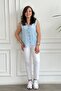 High Waist Asymmetric Leg Momjean