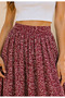 Women's Long Loose Hijab Patterned Skirt - Women's Modest Skirt - 6
