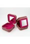 Whatever You Want Princess Embroidered Jewelry Bag Mirrored Travel Jewelry Organizer Velvet Jewelry Box 11 cm - 2