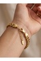 Tok Chain Detailed Steel Bracelet - 2