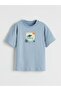 Crew Neck Printed Boy's T-Shirt