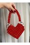 Beaded Heart Bag - Heart Evening Dress Bag - Heart Bag - 3