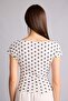 Fitted Crew Neck Short Sleeve White T-Shirt I2032Ax26Sp - 5
