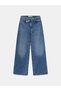 Gina Wide Leg Women's Blue Jeans W6Yajpd1358-Esbr - 5