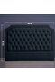 ANDROMEDA HEADBOARD CHANEL DARK GREY L-140 : H-125 CM - 5