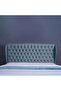 PLUTO HEADBOARD CHANEL TEAL L-200 : H-125 CM - 2