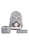 Set of 3 Children's Primary School Bags with Pen Holder and Lunch Bag Backpack Rlx-1920 - 2