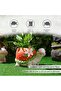 Tortoise With Strawberry Shaped Magnesia Planter 35.5x21.5x20cm - Off White Red - 4