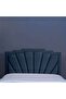 URANUS HEADBOARD CHANEL NAVY BLUE L-160 : H-125 CM - 3