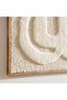 Feyder Hand Woven Wool Large Wall Art 100x150cm -Beige - 3