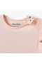 Round Neck Short Sleeves A-line Dress with Safari Print - 4