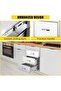 Stainless Steel Outdoor Kitchen Drawers, Flush Mount Built-in BBQ Drawer with Ventilation Panel - 5