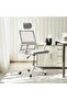 Libra Office High Back Chair Mesh & Fabric - Grey & White
