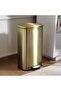Primo Fingerprint Resistant Metal Pedal Bin 35x31.5xH60.2cm 30L - Gold - 2