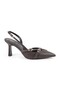 Women's High Heel Shoes Pointed Toe Cross Buckle Detailed Slingback Stylish Classic Office Antique L085.K2017 - 2