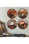 4 Hollowed-out country farmhouse wall art decoration, Bohemian wall hanging sculpture - 4