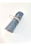 Light Blue Denim Roll-Up Brush Holder Pen Holder - 2