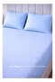 3-Piece Striped Microfiber Fitted Sheet Set Large Single 120x200cm – Soft Elastic Deep Pocket - 4