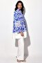 فستان MSN Floral قصير بقصة A-line - 4