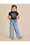Girls Black Printed T-shirt - 2