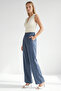 High Waist Pleated Zippered Regular Leg Trousers - 5