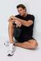 Men's Elastic Waist Pocketed Shorts