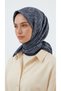 Melora 120*120 cm Cotton Scarf - Blue - 4