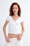 Buttoned Basic T-Shirt P0456