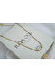 Kol567 Marquise Cut Zircon Stone Snake Chain Necklace - 3
